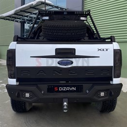 S-Dizayn SDX 4WD Off Road Isuzu D-Max 3 Çelik Arka Tampon V1 Ledli 2019 Üzeri