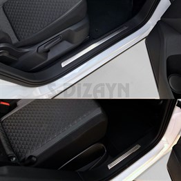 S-Dizayn VW Tiguan Krom İç Kapı Eşiği 4 Prç. 2016 Üzeri