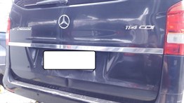 Markadan Mercedes Vito Uzun Krom Bagaj Çıtası 2014 Sonrası Paslanmaz Çelik